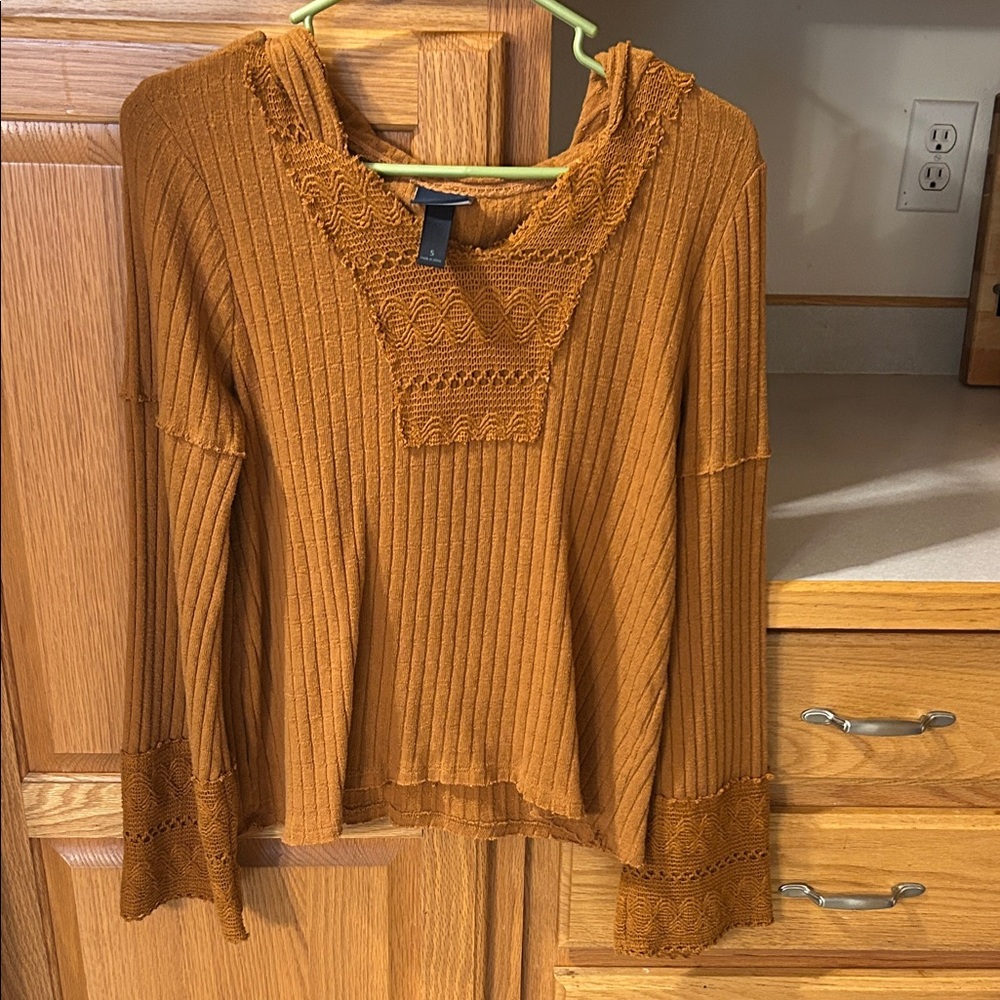 Daytrip Mustard Knit Top